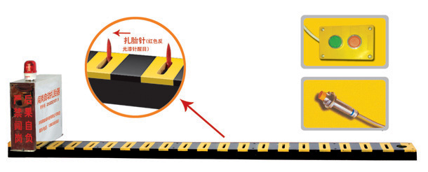 瑞昌市V3嵌入式闯岗自动扎胎器/阻车器